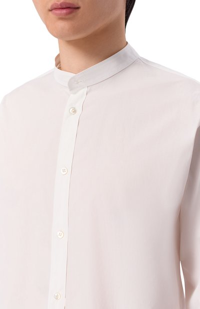 Хлопковая рубашка MVST белого цвета по цене 89950 руб., арт. M26.2PM.B008/F080, фото 5 Хлопковая рубашка MVST, арт. M26.2PM.B008/F080, фото 5