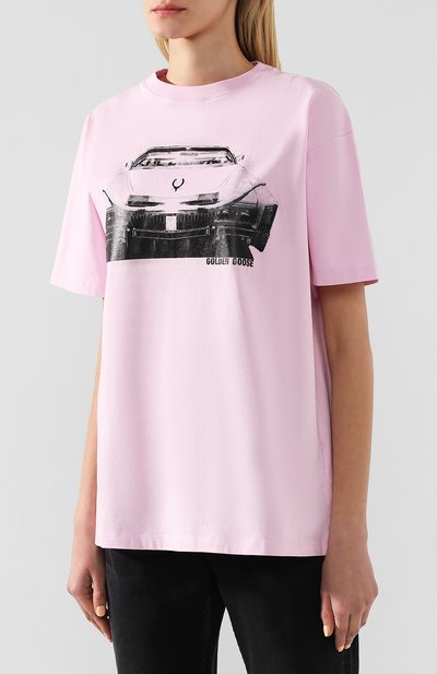 Хлопковая футболка GOLDEN GOOSE DELUXE BRAND, арт. G36WP024.F4, фото 3