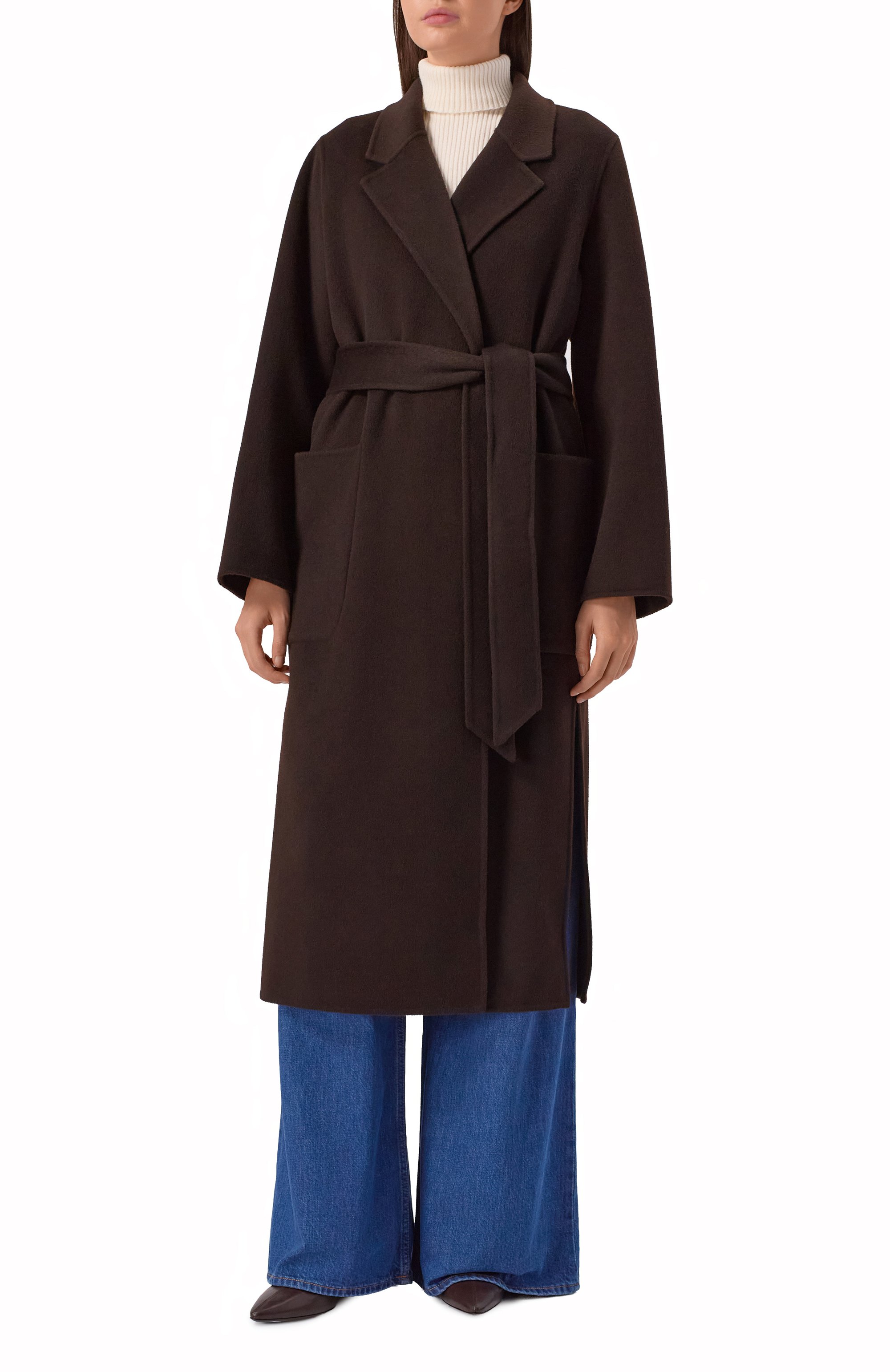 Шерстяное пальто IVY OAK коричневого цвета по цене 65550 руб., арт. I0111046/CELIA, фото 3 Шерстяное пальто IVY OAK, арт. I0111046/CELIA, фото 3