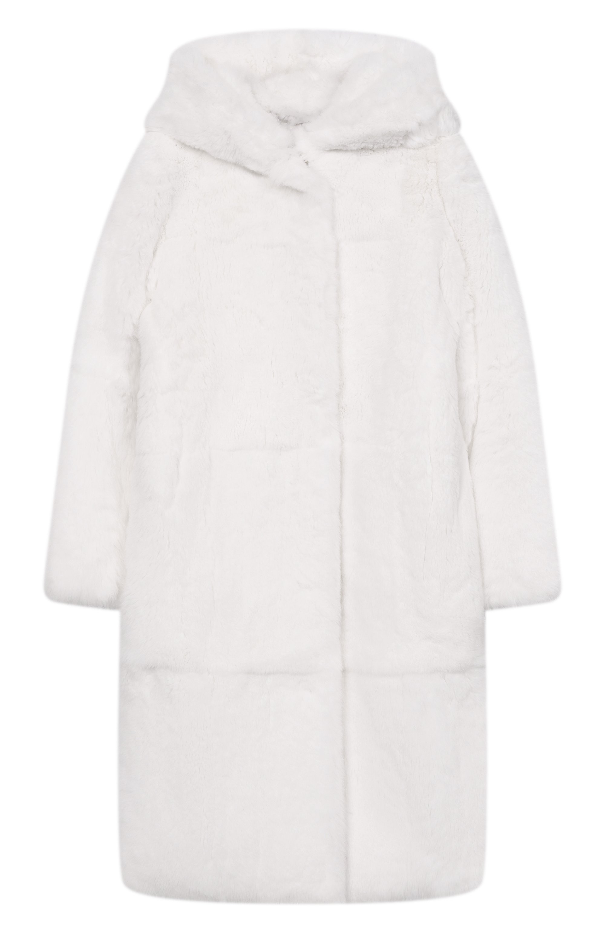 Шуба из кролика YVES SALOMON ENFANT, арт. 21WEM302XXREXX/12-14, фото 1