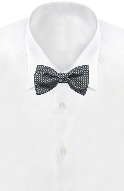 Галстук-бабочка LANVIN темно-синего цвета по цене 11050 руб., арт. 2397/B0W TIE, фото 2 Галстук-бабочка LANVIN, арт. 2397/B0W TIE, фото 2