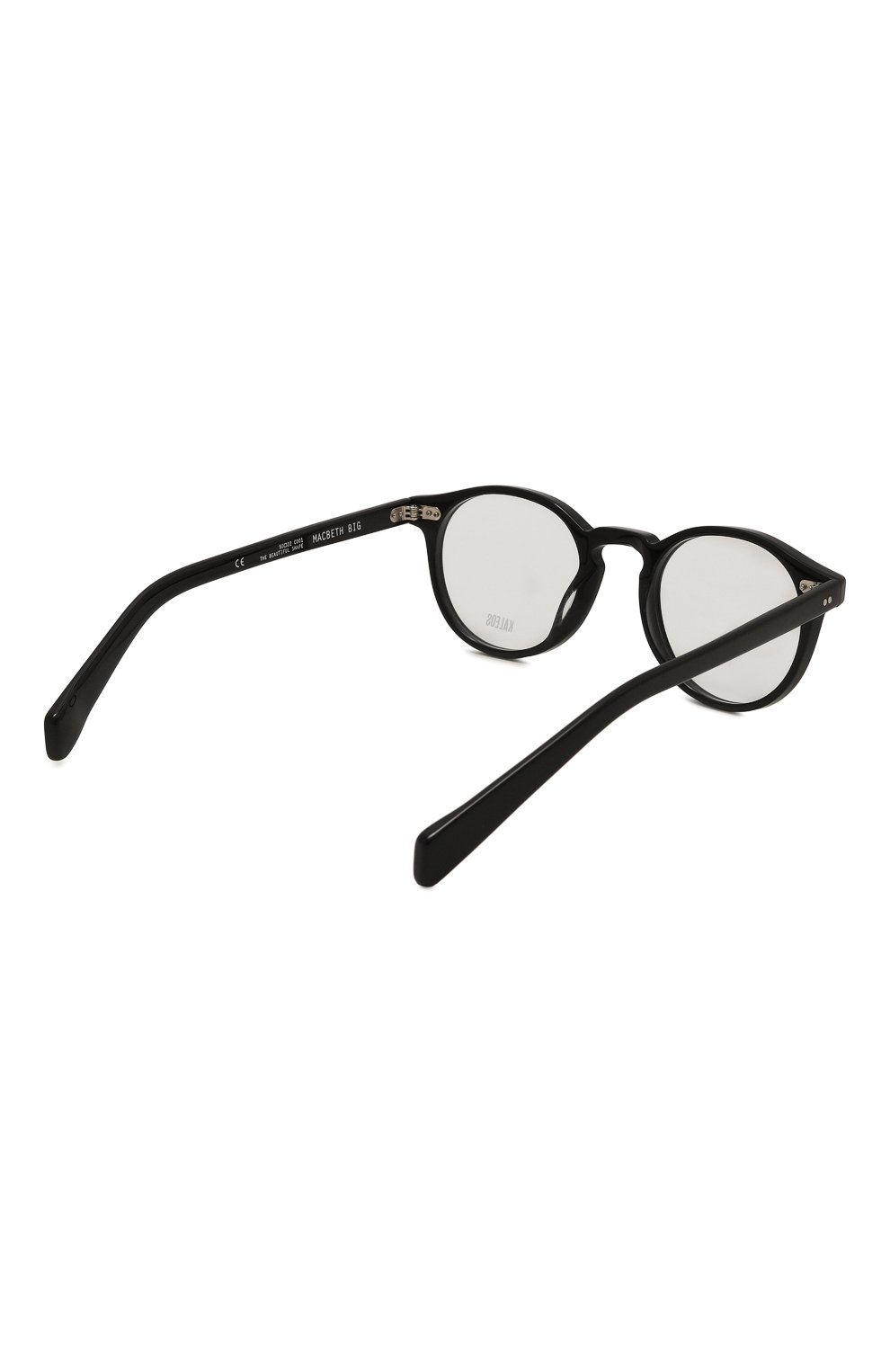 Оправа KALEOS черного цвета по цене 19950 руб., арт. MACBETH BIG C-001, фото 5 Оправа KALEOS, арт. MACBETH BIG C-001, фото 5