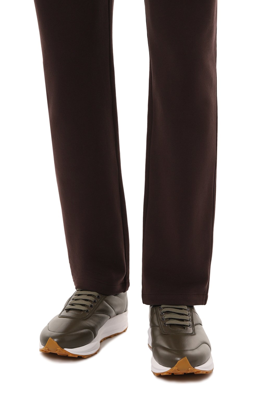 Кожаные кроссовки earthly CORNELIANI, арт. 94TM52-9420937, фото 3