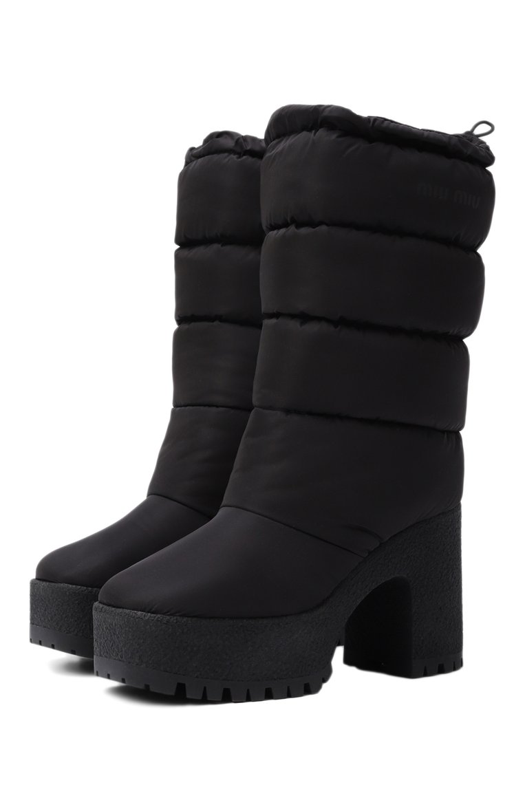 Текстильные полусапоги MIU MIU, арт. 5UZ025-3LJF-F0002, фото 1