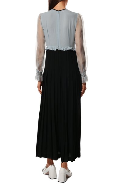 Платье из вискозы и шелка MIU MIU, арт. MF4055-1HXH-F0H5U, фото 4