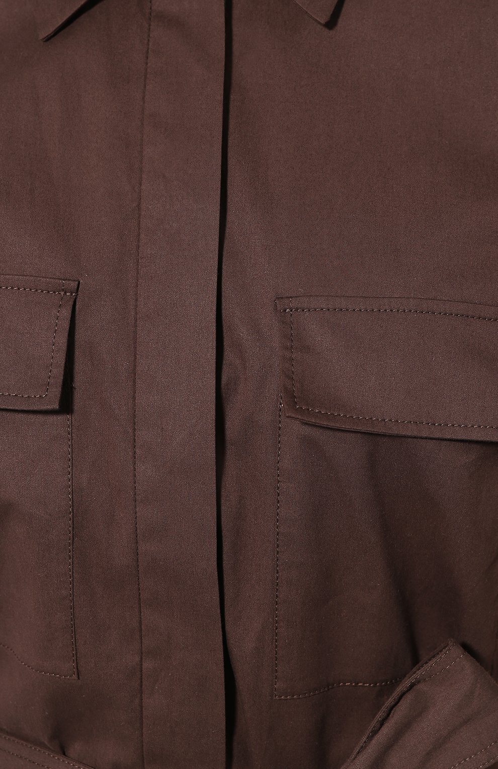 Хлопковое платье LORO PIANA коричневого цвета по цене 257500 руб., арт. FAL1183, фото 5 Хлопковое платье LORO PIANA, арт. FAL1183, фото 5