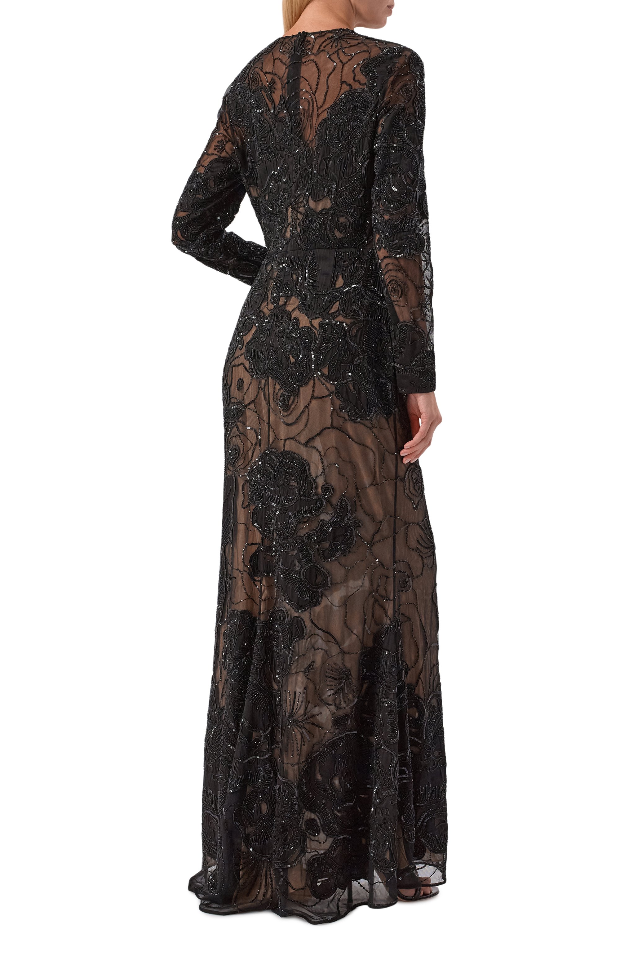 Платье ELIE SAAB черного цвета по цене 2145000 руб., арт. D0822NP25/BE037, фото 3 Платье ELIE SAAB, арт. D0822NP25/BE037, фото 3