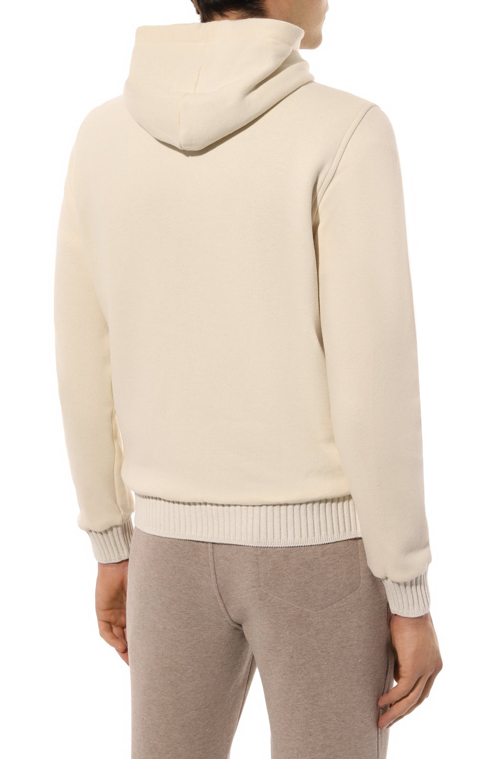 Толстовка из хлопка и кашемира CAPOBIANCO, арт. 17M404.FW00., фото 4