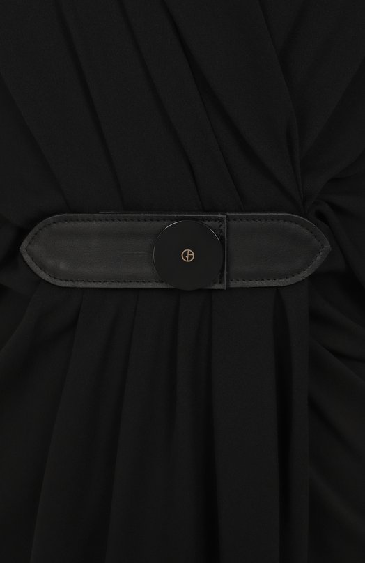 Шелковое платье Giorgio Armani GW001581/TE10814 Чёрный  GW001581/TE10814 Фото 6
