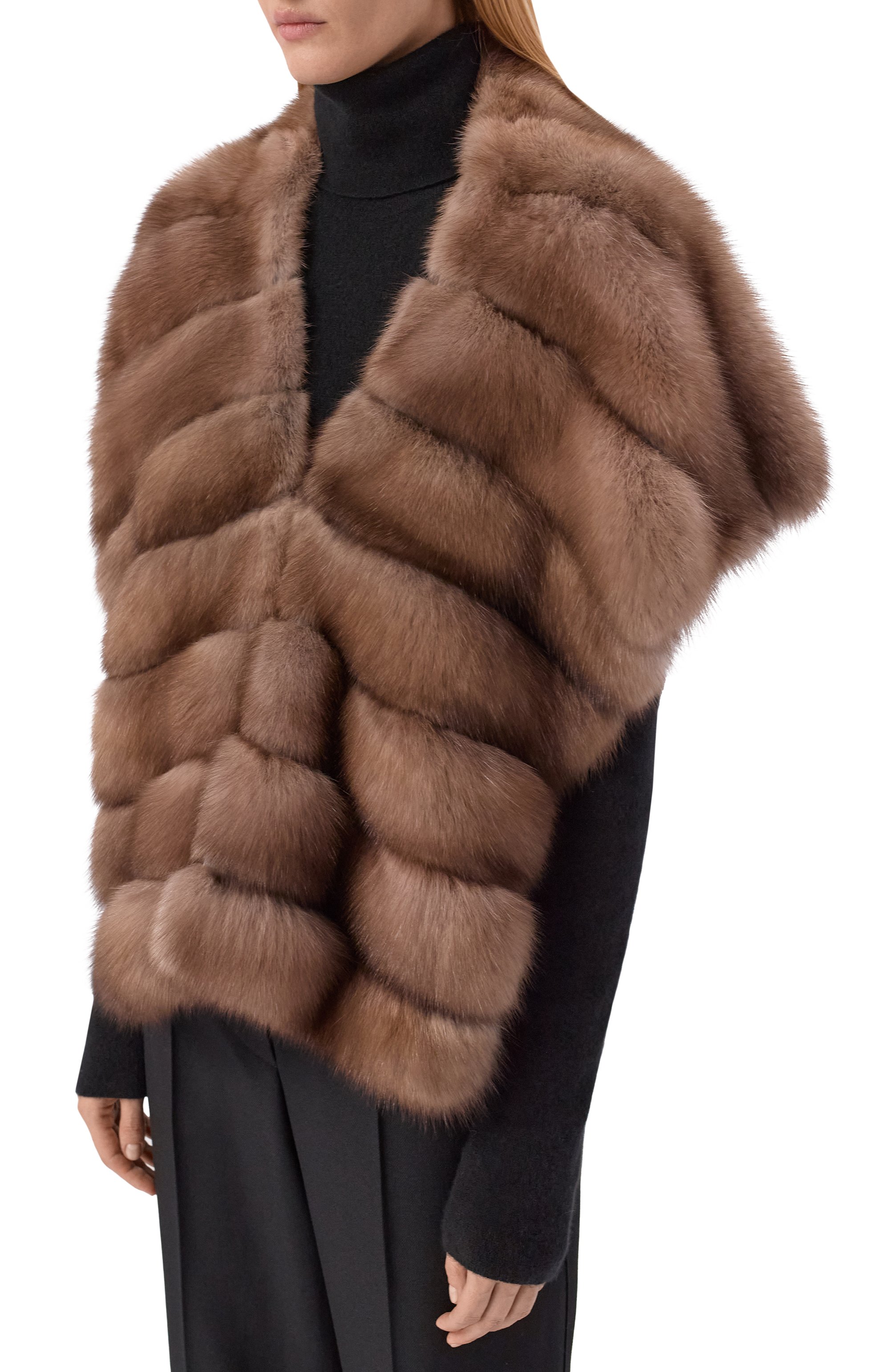 Пелерина из соболя VICTORIA KUSENKOVA, арт. 553608505027, фото 3