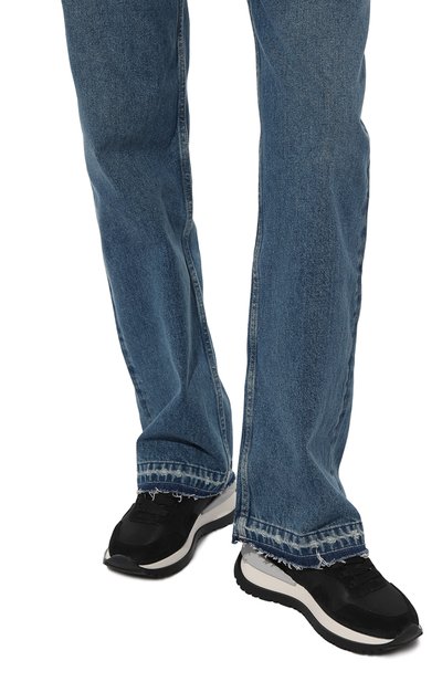 Комбинированные кроссовки DSQUARED2 черного цвета по цене 48900 руб., арт. SNW0255/01606926, фото 3 Комбинированные кроссовки DSQUARED2, арт. SNW0255/01606926, фото 3