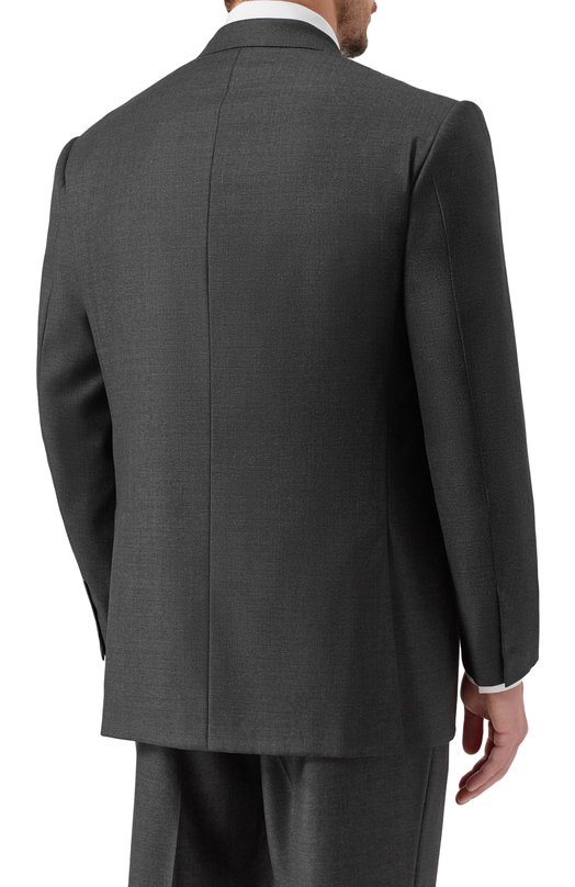 Костюм из хлопка и льна Loro Piana FAB 5769 Серый  FAB 5769 Фото 5
