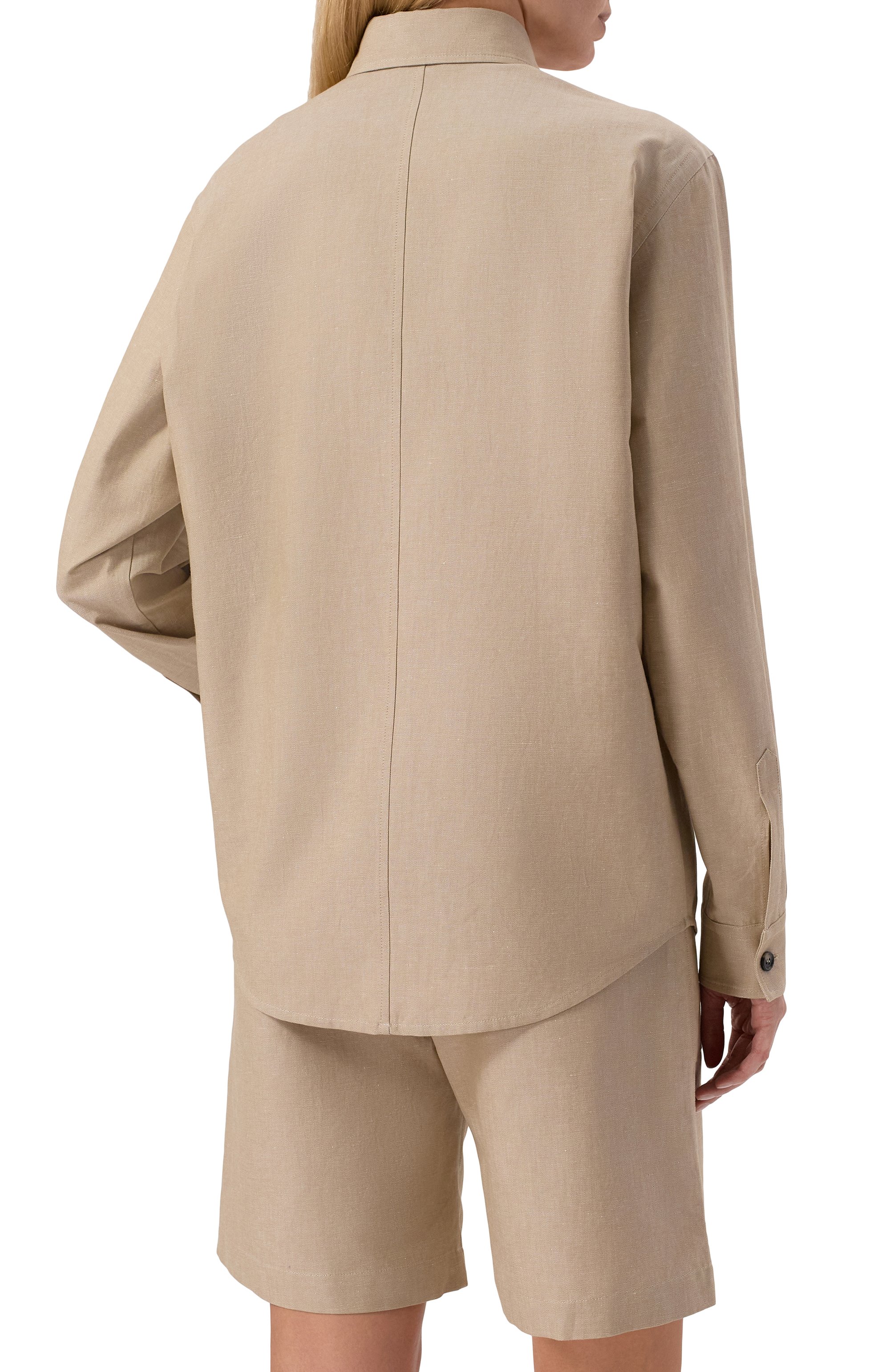 Рубашка из хлопка и льна MVST, арт. M25.2MW.B402, фото 4