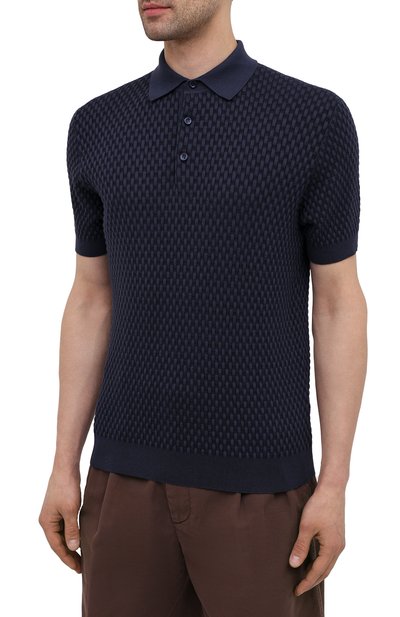 Поло из хлопка и шелка BRIONI, арт. UMR200/P0K16, фото 3