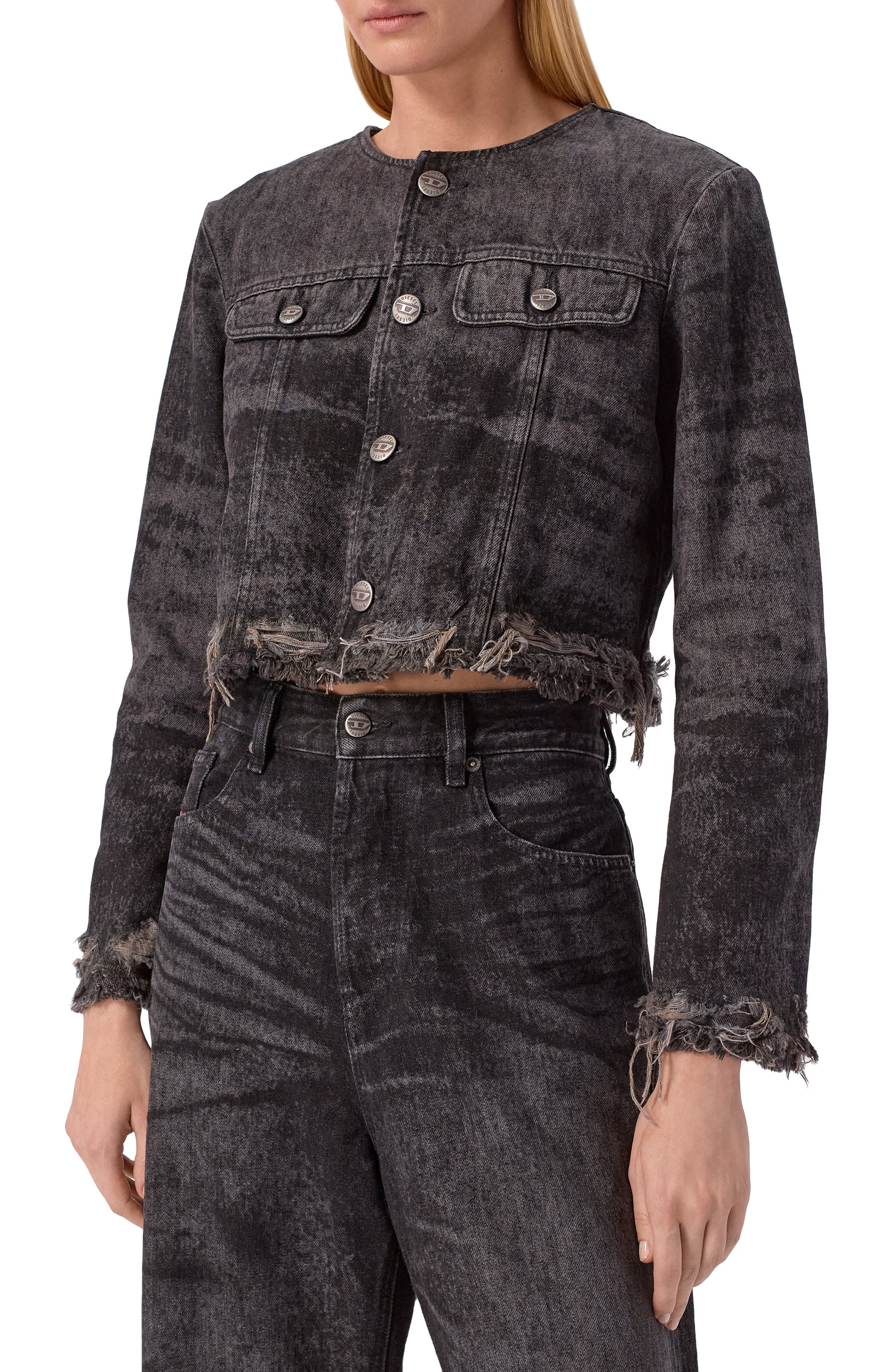 Джинсовая куртка de-graffy DIESEL, арт. A21616/007DB, фото 3