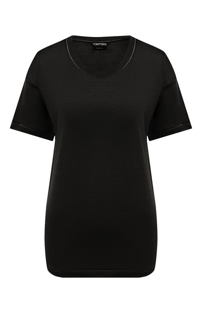 Женская футболка из шелка и шерсти TOM FORD, арт. TSJ399-FAX544