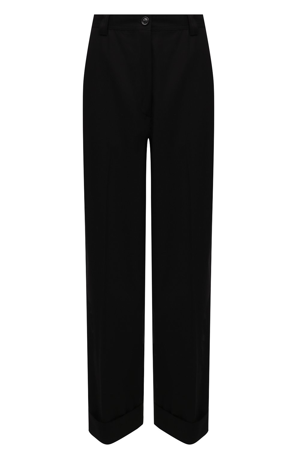 Хлопковые брюки DRIES VAN NOTEN черного цвета по цене 52900 руб., арт. 221-030906-4285, фото 1 Хлопковые брюки DRIES VAN NOTEN, арт. 221-030906-4285, фото 1