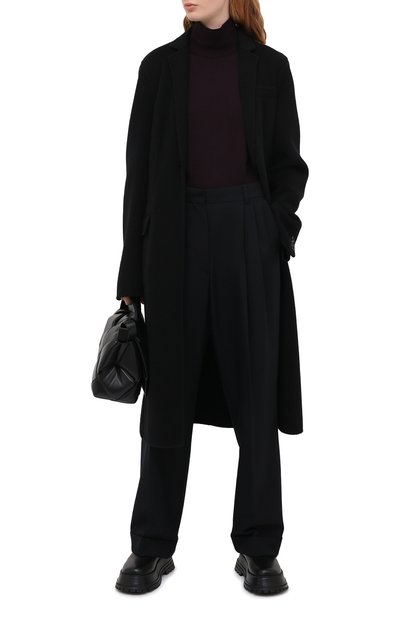 Шерстяные брюки DRIES VAN NOTEN черного цвета по цене 69700 руб., арт. 202-10913-1224, фото 2 Шерстяные брюки DRIES VAN NOTEN, арт. 202-10913-1224, фото 2