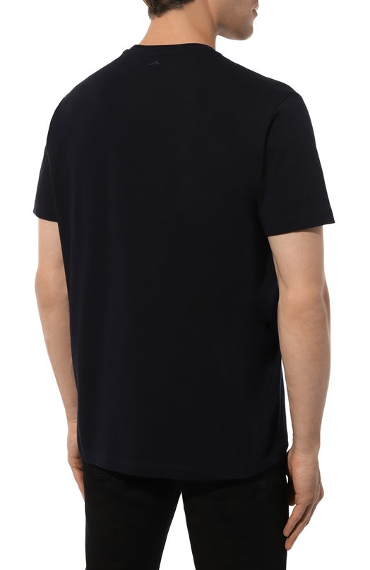 Хлопковая футболка Paul&Shark 14311616 Синий  14311616 Фото 4