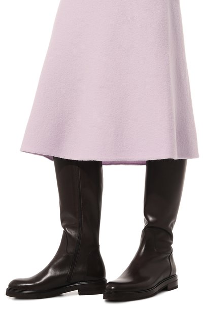 Кожаные сапоги KITON темно-коричневого цвета по цене 162000 руб., арт. D56806N0102405, фото 3 Кожаные сапоги KITON, арт. D56806N0102405, фото 3