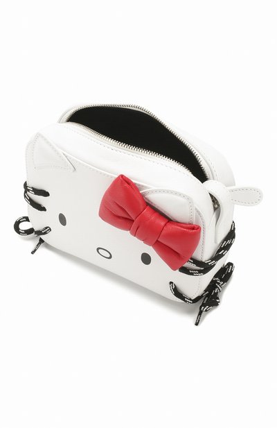 Сумка hello kitty xxs BALENCIAGA белого цвета по цене 108500 руб., арт. 619012/1CB03, фото 4 Сумка hello kitty xxs BALENCIAGA, арт. 619012/1CB03, фото 4