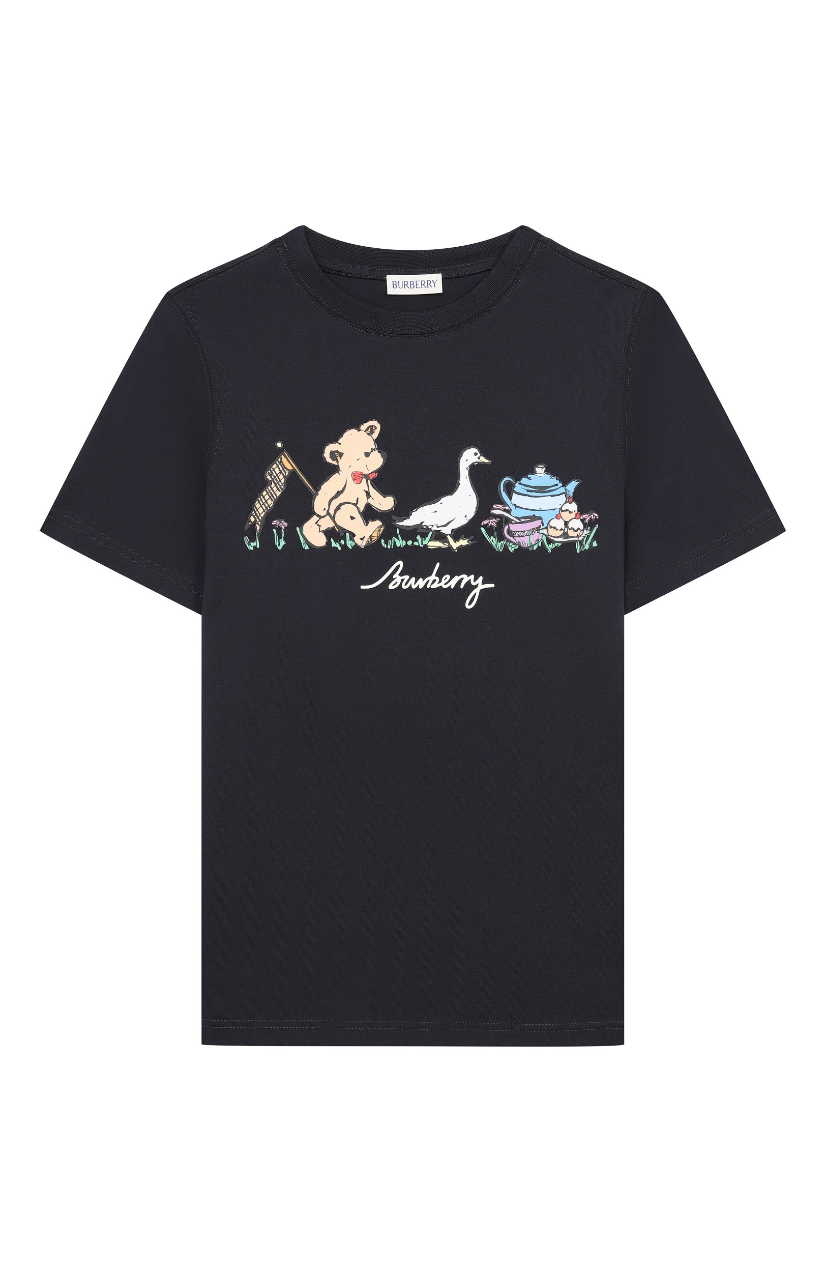  Хлопковая футболка BURBERRY, арт. 8128100, фото 1