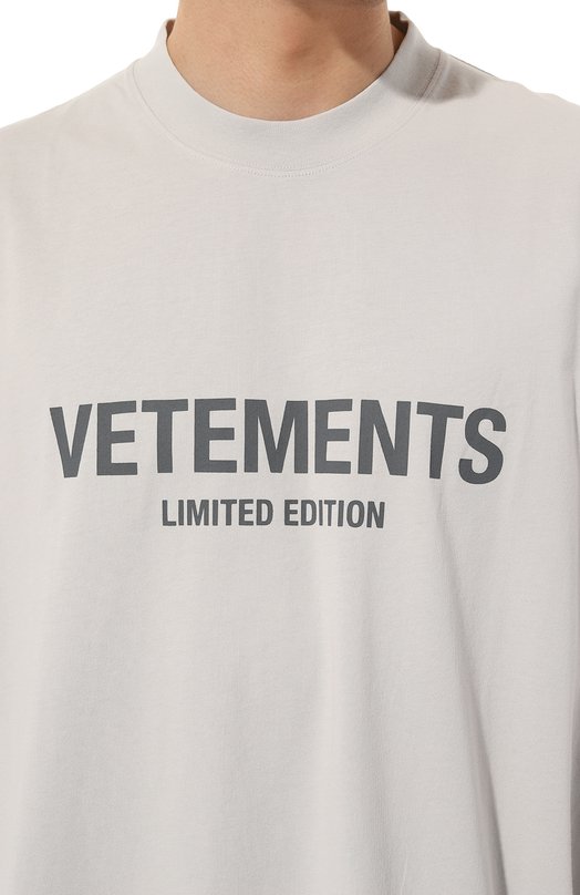 фото Хлопковая футболка vetements