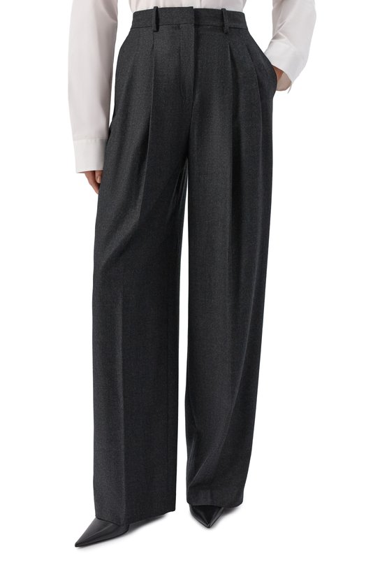 Шерстяные брюки Theory 00801201 Серый  00801201 Фото 3