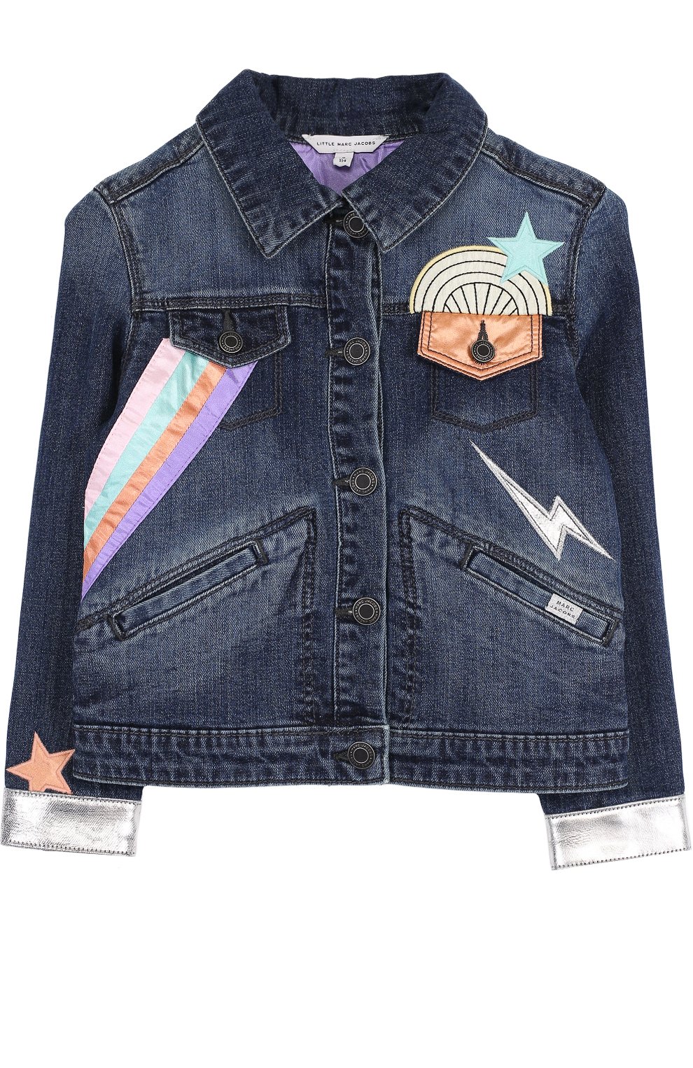 Джинсовая куртка с аппликациями MARC JACOBS (THE), арт. W16086/6A-12A, фото 1