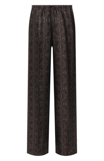 Женские брюки из вискозы и шелка DRIES VAN NOTEN, арт. 202-30985-1331