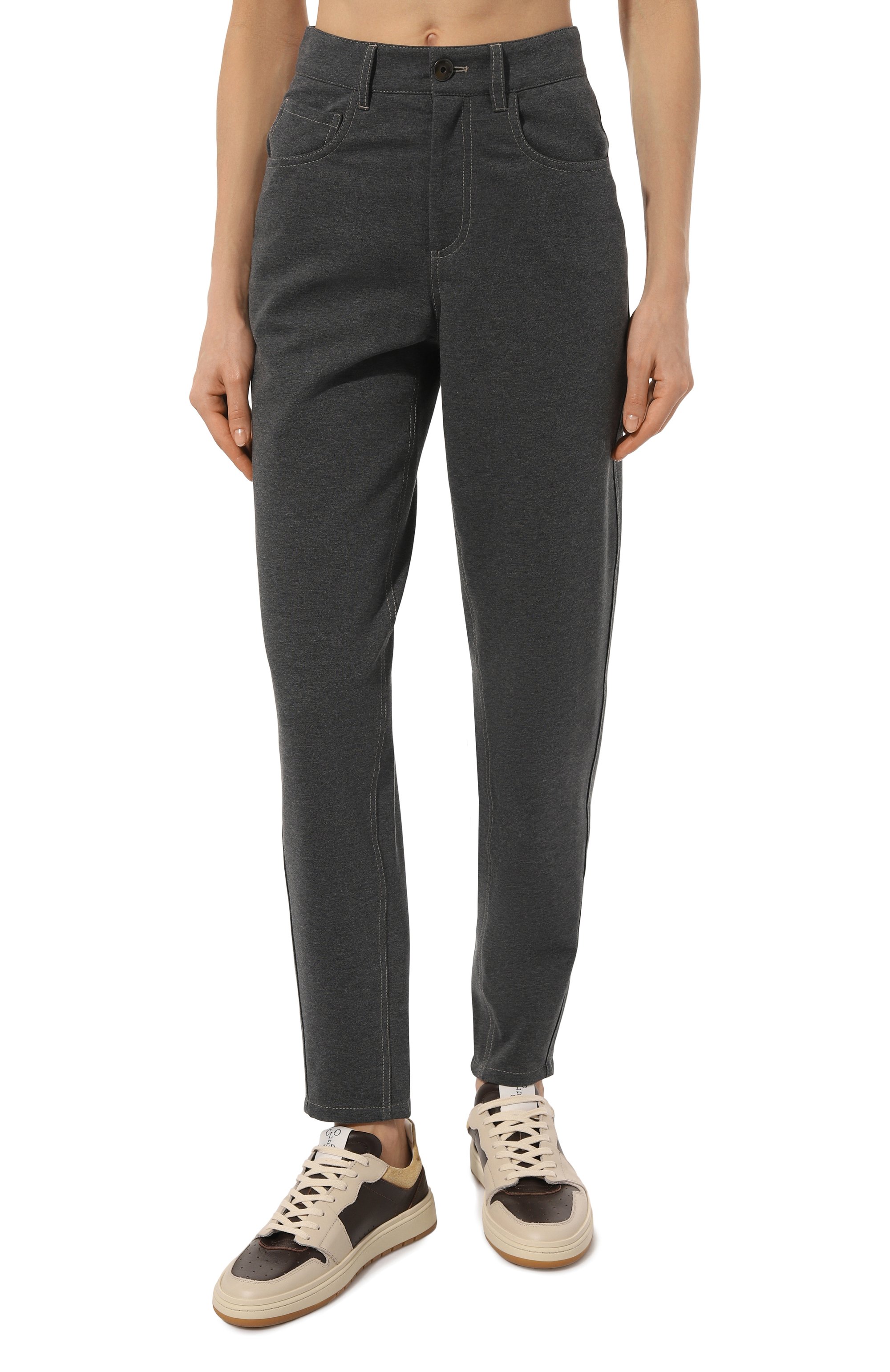 Хлопковые брюки BRUNELLO CUCINELLI, арт. M0R24B1025, фото 3