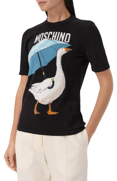 Хлопковый пуловер MOSCHINO, арт. A0919/5511, фото 3