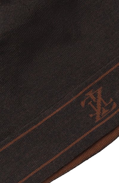 Шапка из кашемира и шелка ZILLI темно-коричневого цвета по цене 59950 руб., арт. KHT002M0330VZGC00, фото 3 Шапка из кашемира и шелка ZILLI, арт. KHT002M0330VZGC00, фото 3