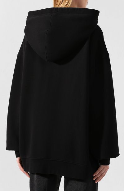 Хлопковое худи ACNE STUDIOS черного цвета по цене 25250 руб., арт. AI0037, фото 4 Хлопковое худи ACNE STUDIOS, арт. AI0037, фото 4