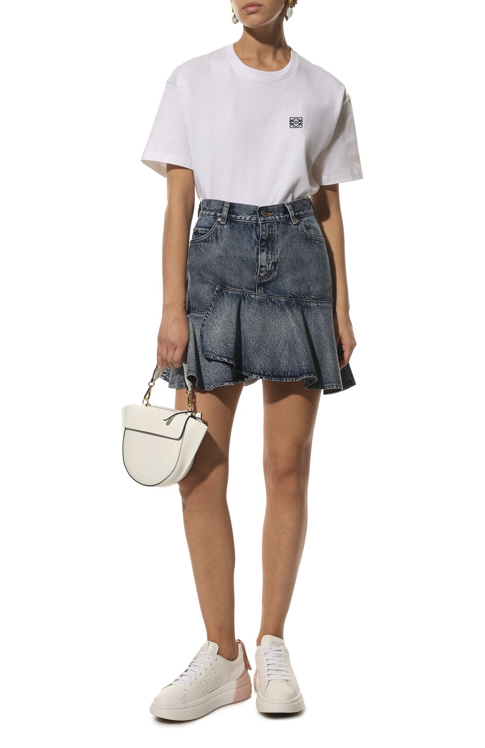 Джинсовая юбка REDVALENTINO, арт. XR3DD04U/6B7, фото 2