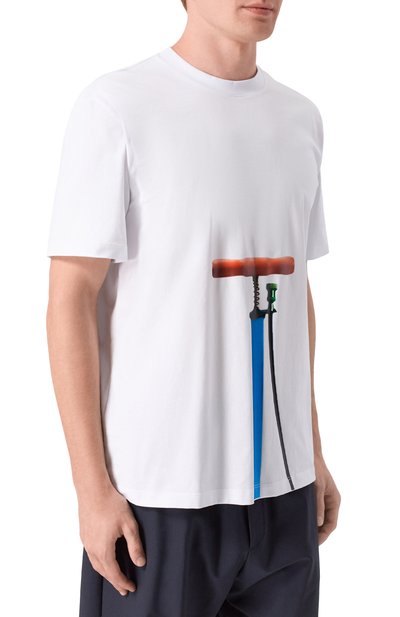 Хлопковая футболка MSGM, арт. 4040MM116D/267002, фото 3