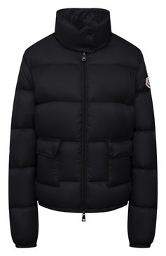 Женский пуховик lannic MONCLER черного цвета, арт. G2-093-1A001-35-5396Q | Фото 1 (Кросс-КТ: Куртка, Пуховик; Рукава: Длинные; Женское Кросс-КТ: Пуховик-куртка; Материал внешний: Синтетический материал; Материал сплава: Проставлено; Стили: Спорт-шик; Материал подклада: Синтетический материал; Драгоценные камни: Проставлено; Длина (верхняя одежда): Короткие; Материал утеплителя: Пух и перо)