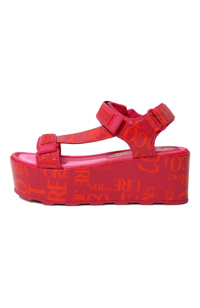 Текстильные босоножки VERSACE JEANS COUTURE, арт. 74VA3S09/ZS366, фото 4