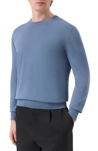 Хлопковый джемпер CANALI, арт. C0012/MK02459, фото 3