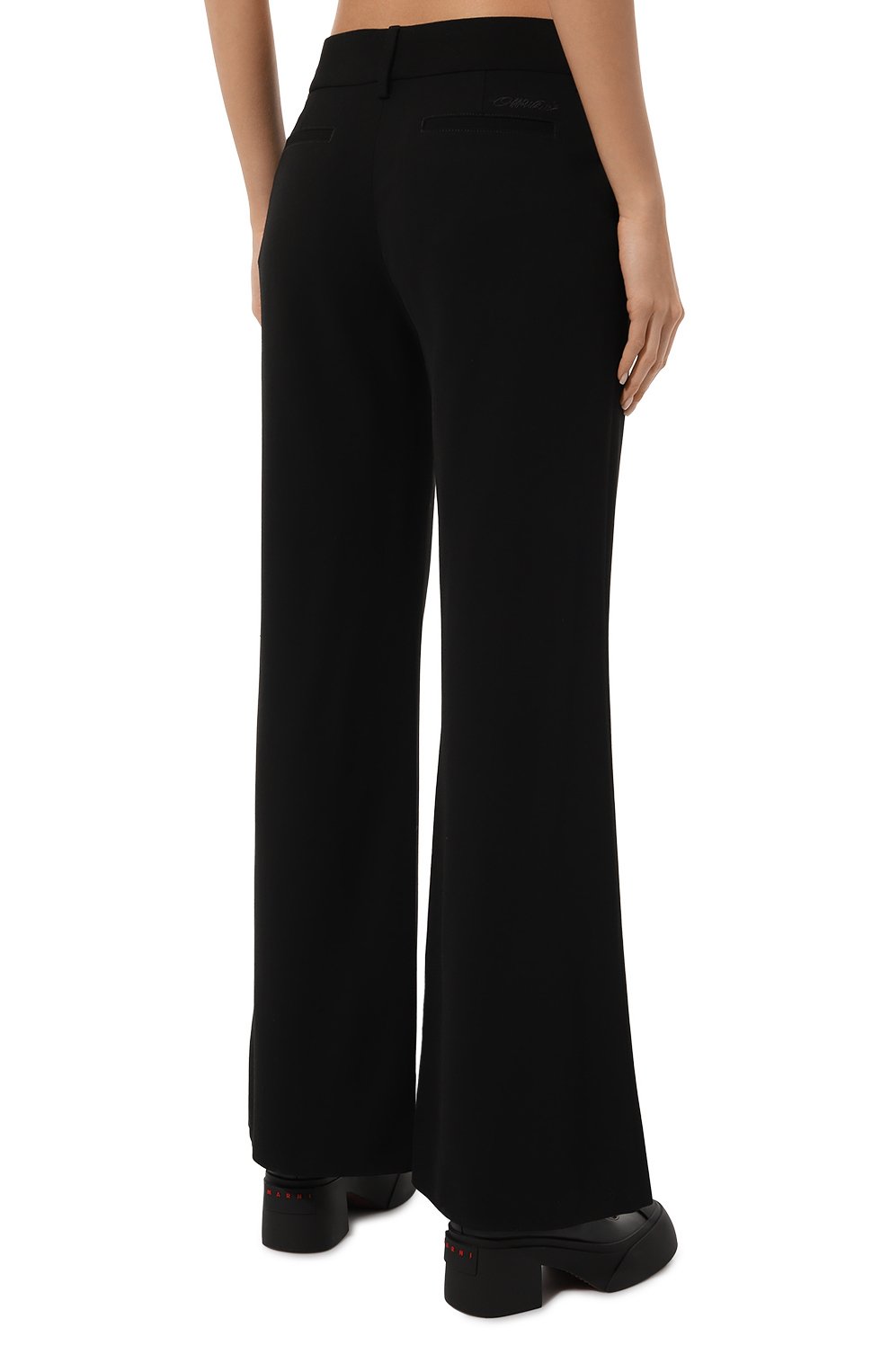 Брюки из вискозы OFF-WHITE, арт. 0WC0012F24FAB001, фото 4