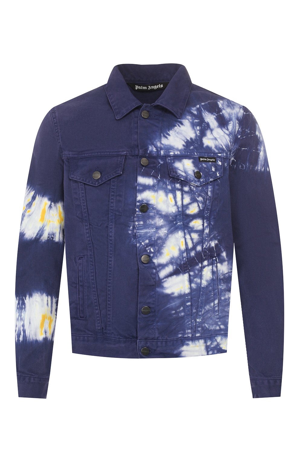 Джинсовая куртка PALM ANGELS синего цвета по цене 79950 руб., арт. PMYE013S204160421888, фото 1 Джинсовая куртка PALM ANGELS, арт. PMYE013S204160421888, фото 1