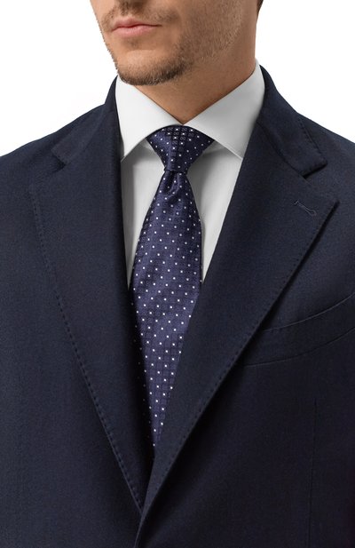 Мужской шелковый галстук CANALI, арт. 18/HJ04523