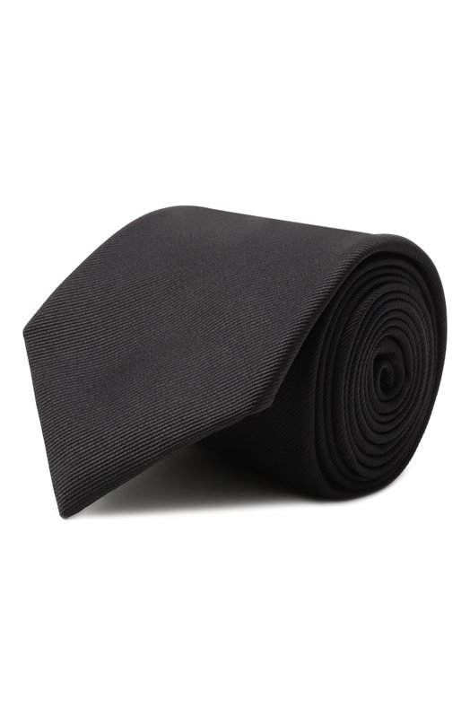 Шелковый галстук Brioni 061D00/PZ418 Чёрный 061D00/PZ418