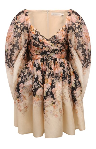 Женское платье изо льна и шелка ZIMMERMANN, арт. 0809DF241