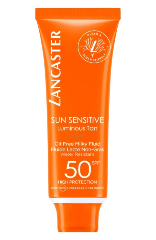 фото Cолнцезащитный крем для лица spf 50+ sun sens (50ml) lancaster