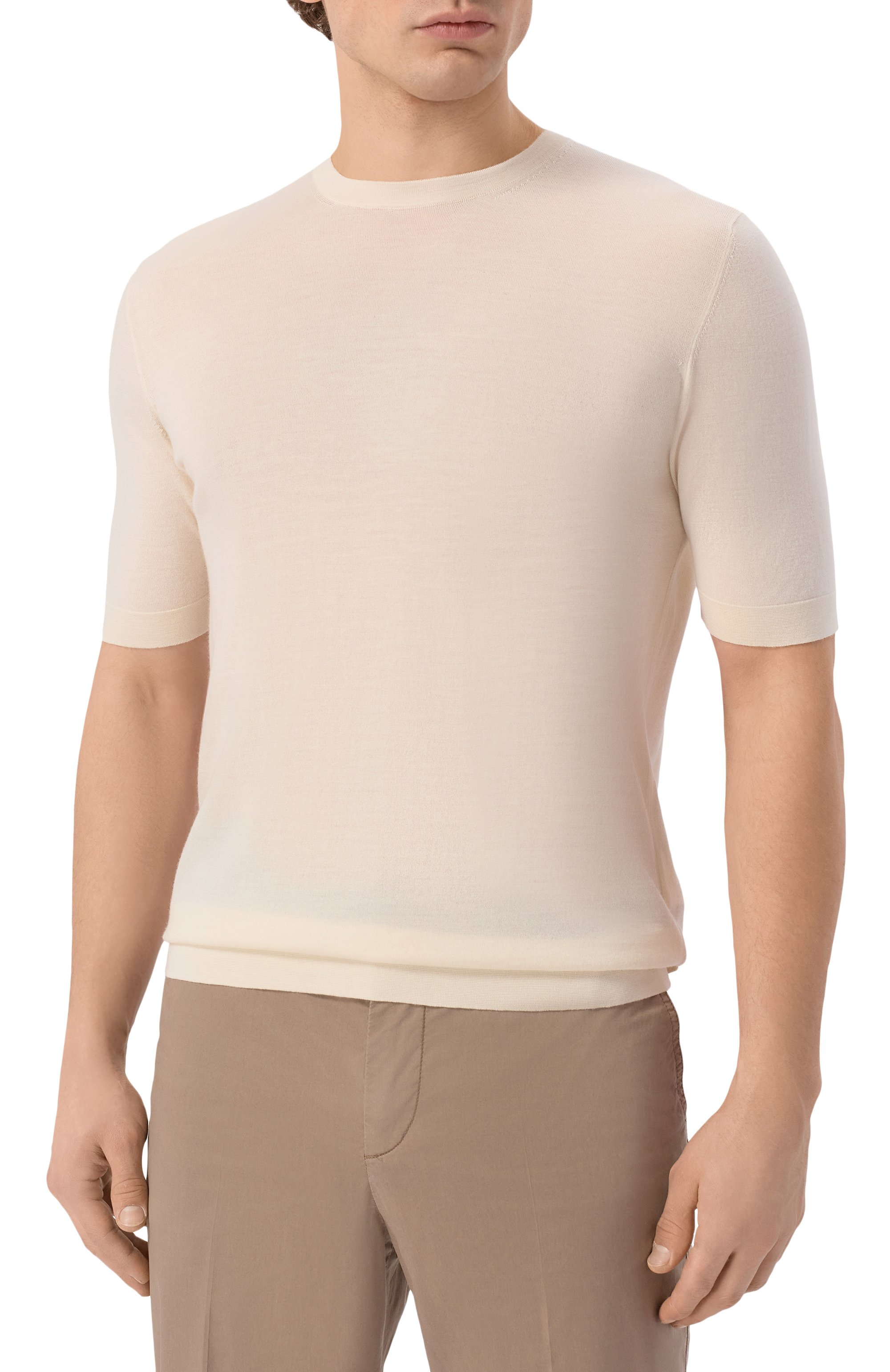 Джемпер из шерсти и шелка ANDREA CAMPAGNA, арт. TS0MC/LSC18R, фото 3