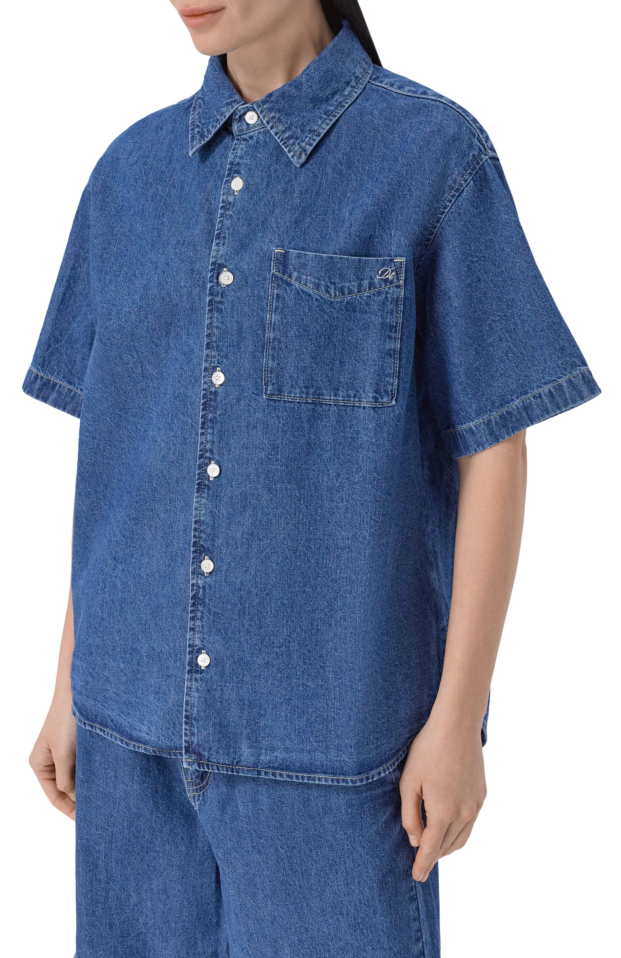 Джинсовая рубашка DUNST, арт. UDSH6B129B2, фото 3