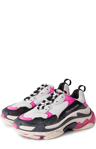 Комбинированные кроссовки triple s BALENCIAGA, арт. 524039/W0906, фото 1