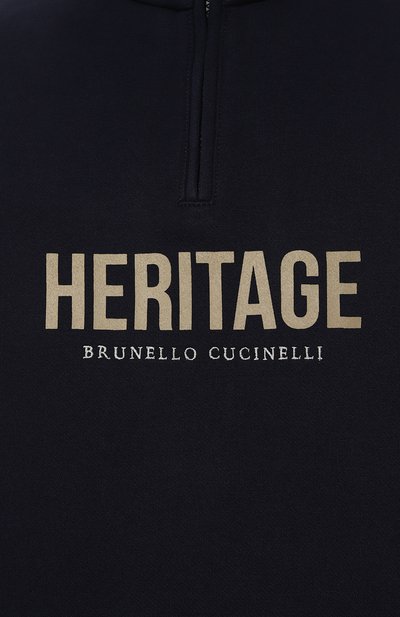 Хлопковый свитшот BRUNELLO CUCINELLI, арт. MW8369034G, фото 5
