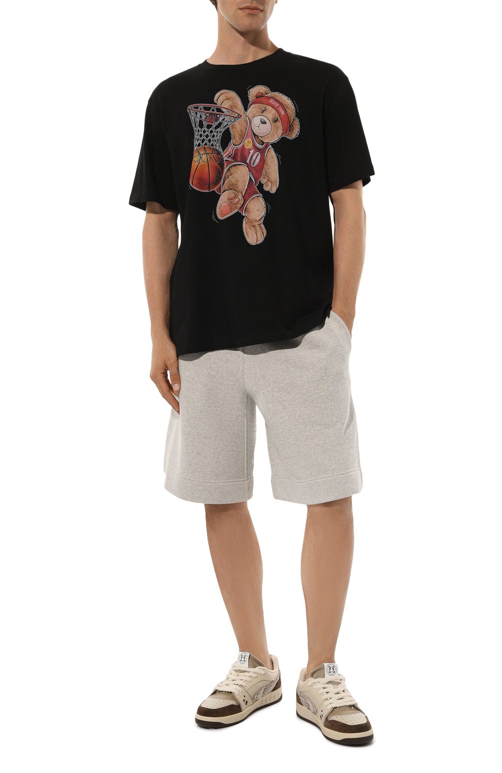Хлопковая футболка BISIBIGLIO, арт. TEDDY DUNK SLUM, фото 2